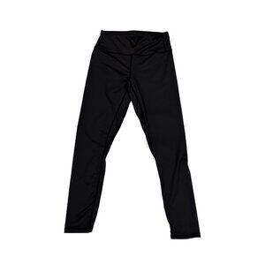 Black High-Waisted Leggings L Stretchy Fit Womens Activewear Yoga Pants